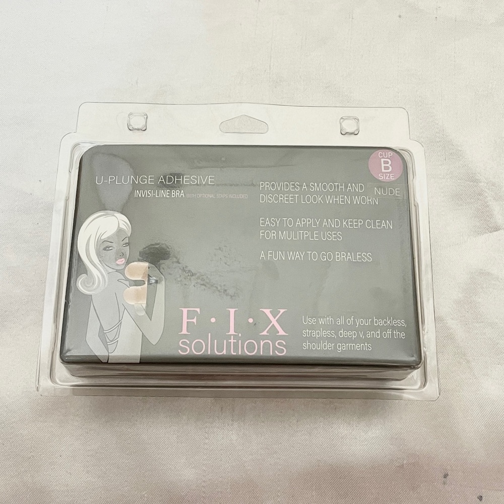 NEW F.I.X solutions plunge adhesive cup B invisiline bra